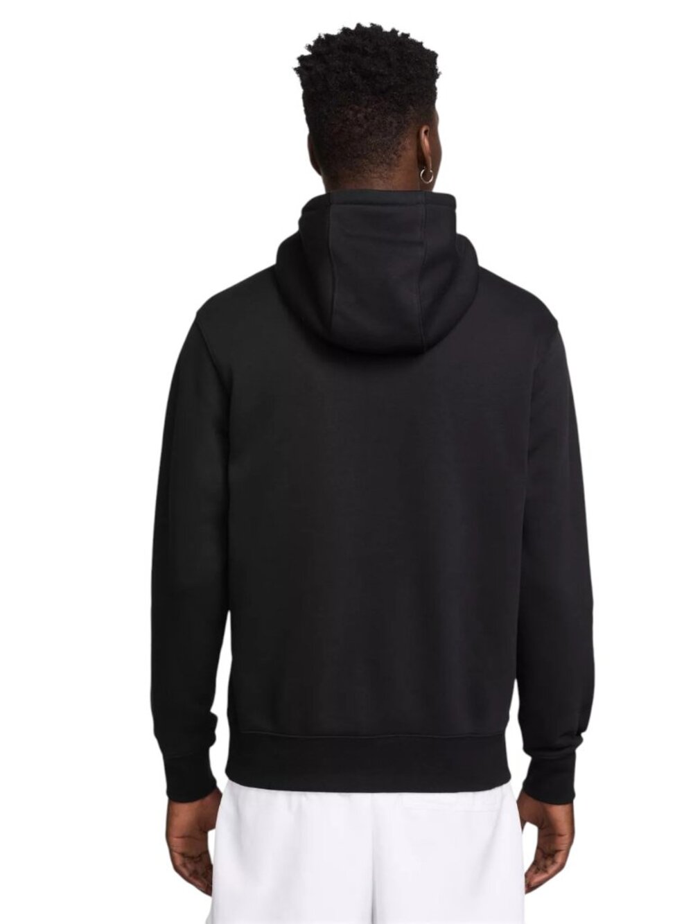 Nike Club Fleece 2 Piece Sweatsuit Outfit Hoodie Joggers Set Black Pink NWT - Picture 7 of 14